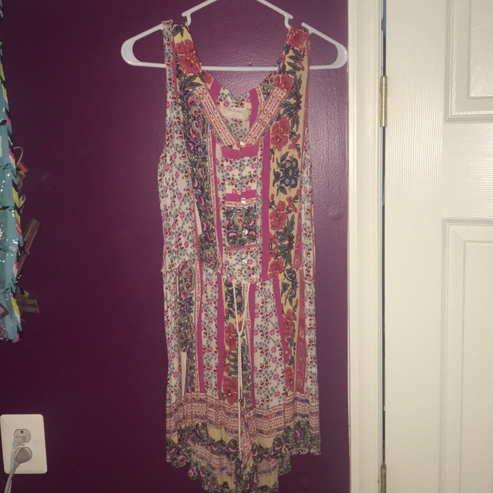 Patterned romper